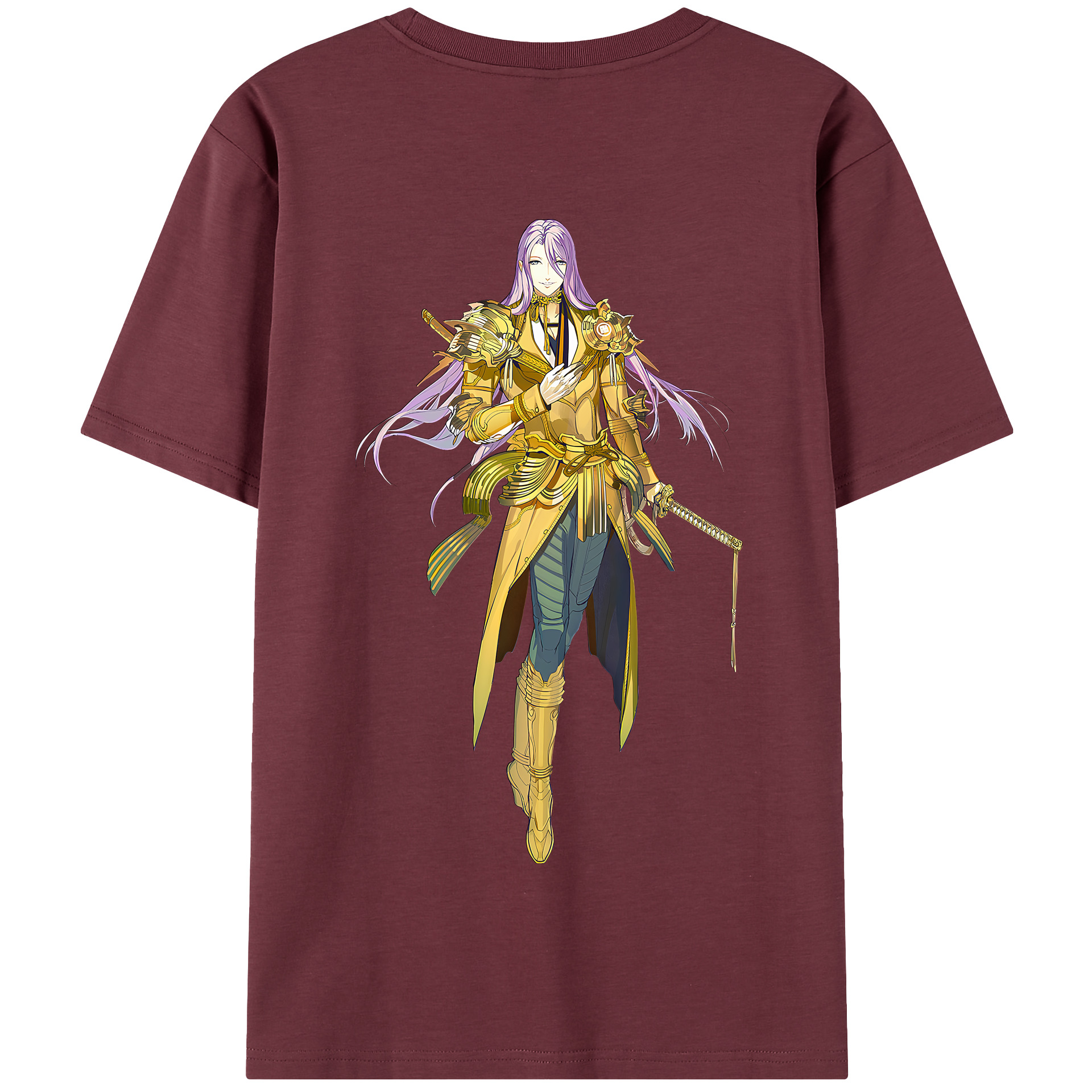 （画像用） 刀剣乱舞 Touken Ranbu 綿100％半袖Tシャツ（背面プリント）